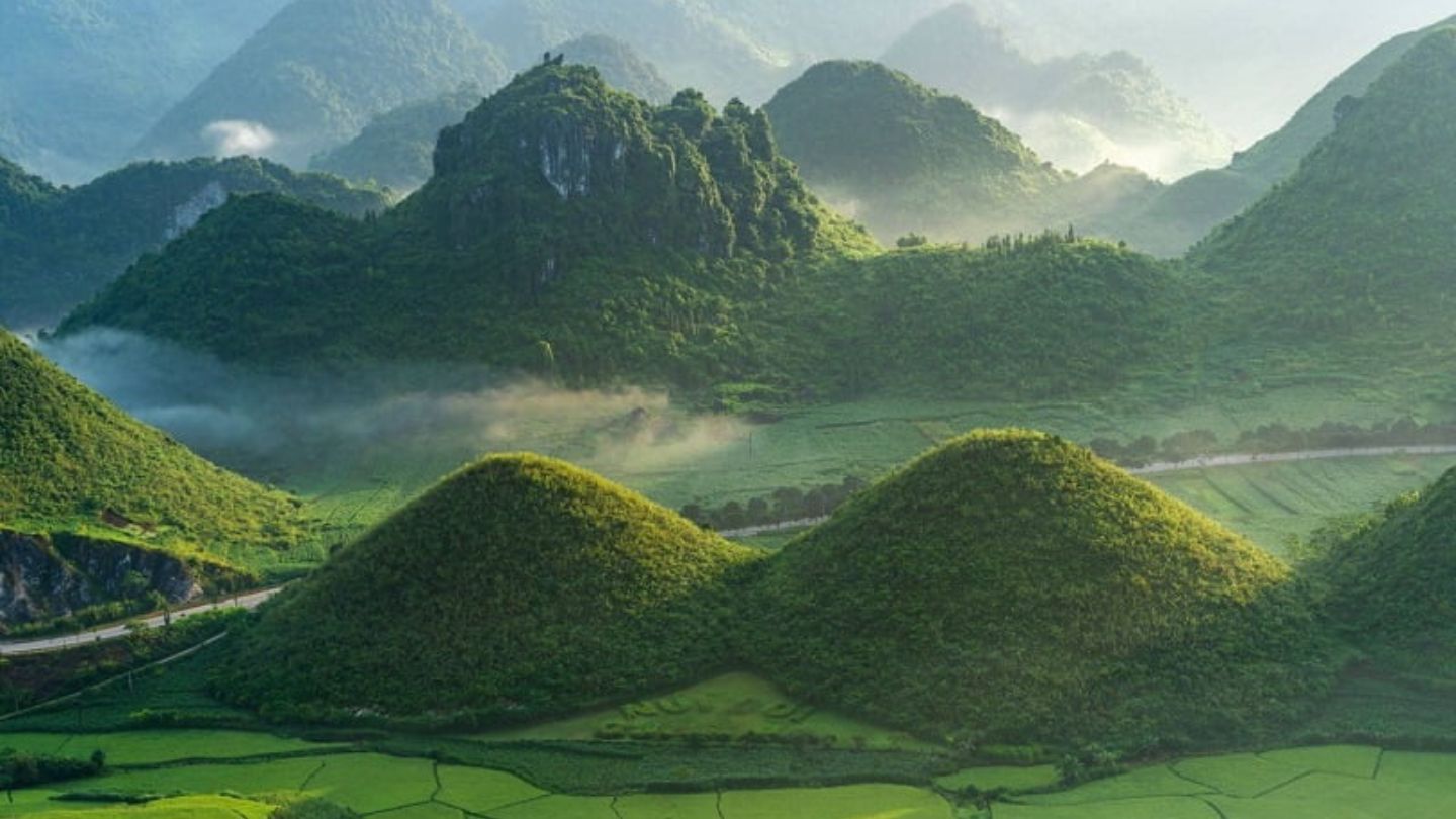 Quan Ba Twin Mountains