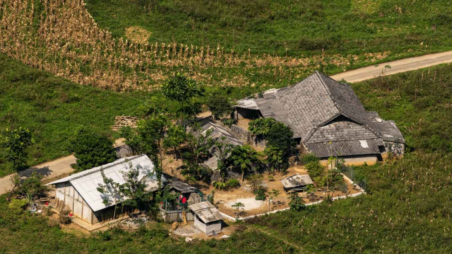 Ha Giang village features beautiful terraced fields