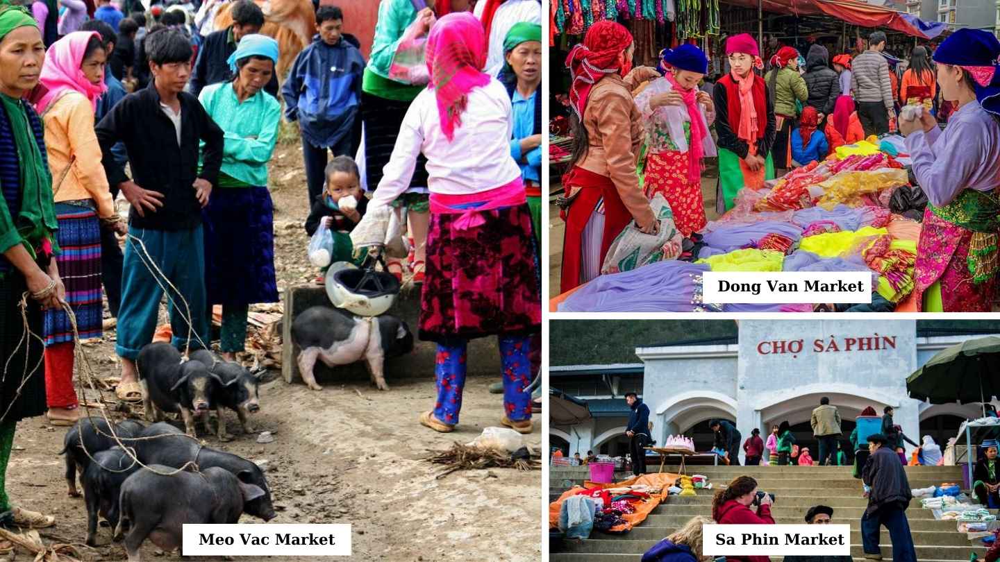 Experience local culture at Hoang Su Phi Market