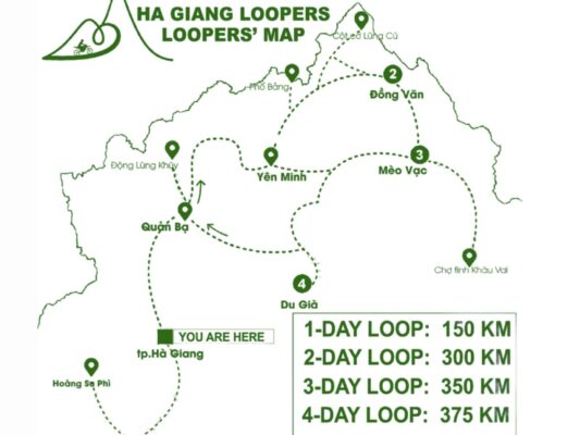 The Ha Giang Loop Map leads to unforgettable views