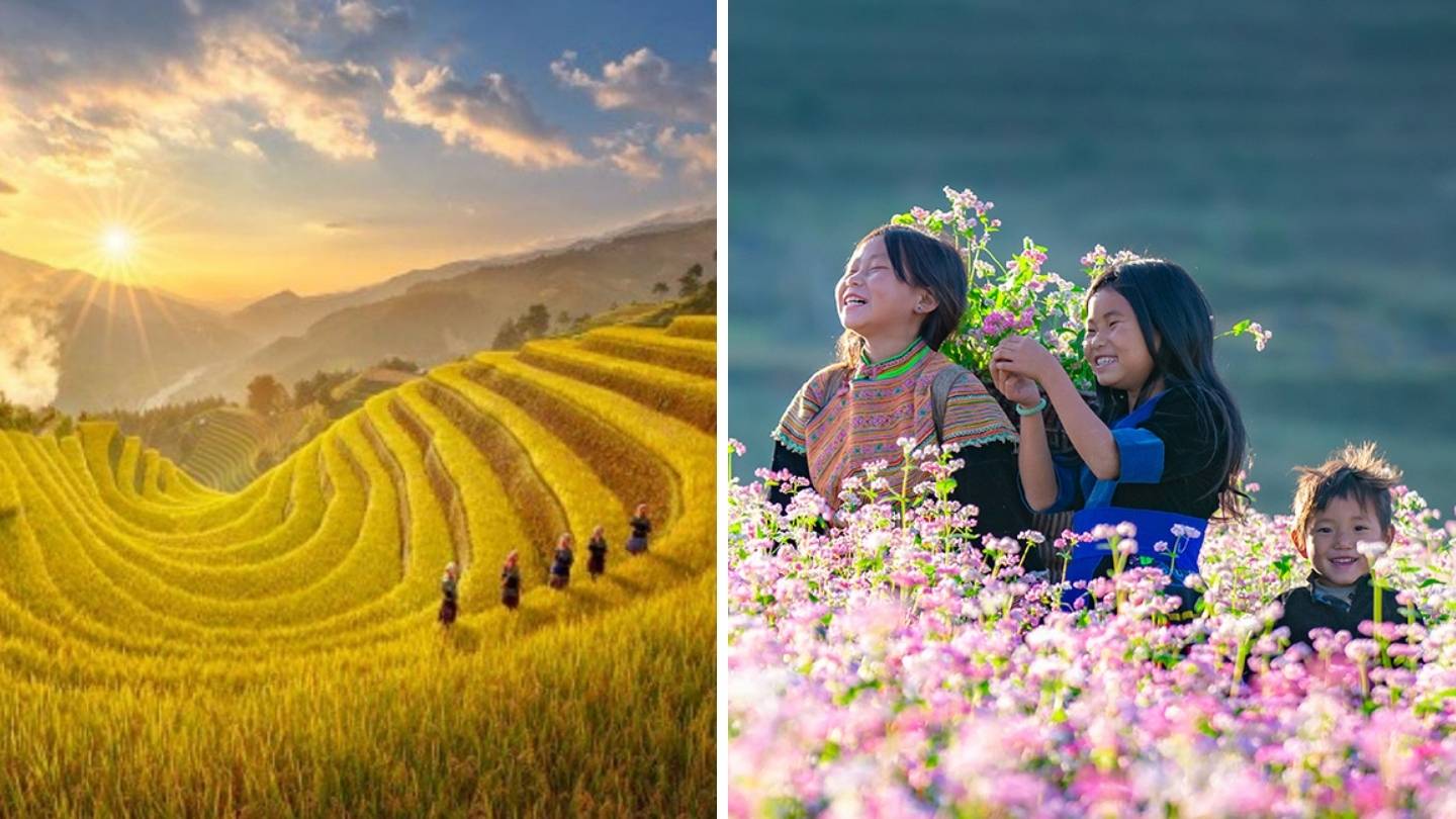 Exploring mountains during the Hanoi to Ha Giang Loop