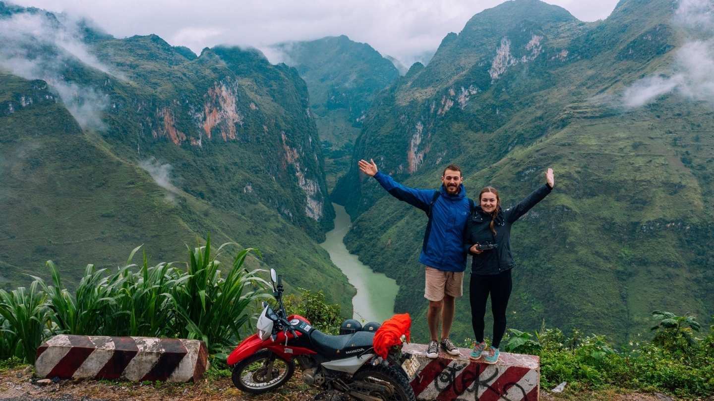 Stunning sunrise over Ha Giang Loop July hills