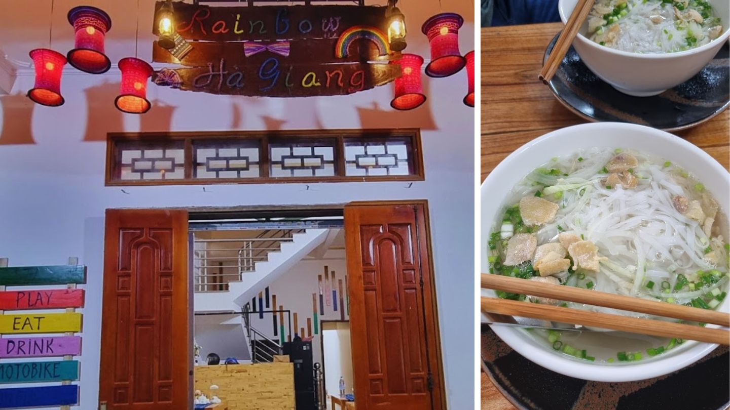 a Giang Vegetarian Restaurant offers local vegetarian specialties